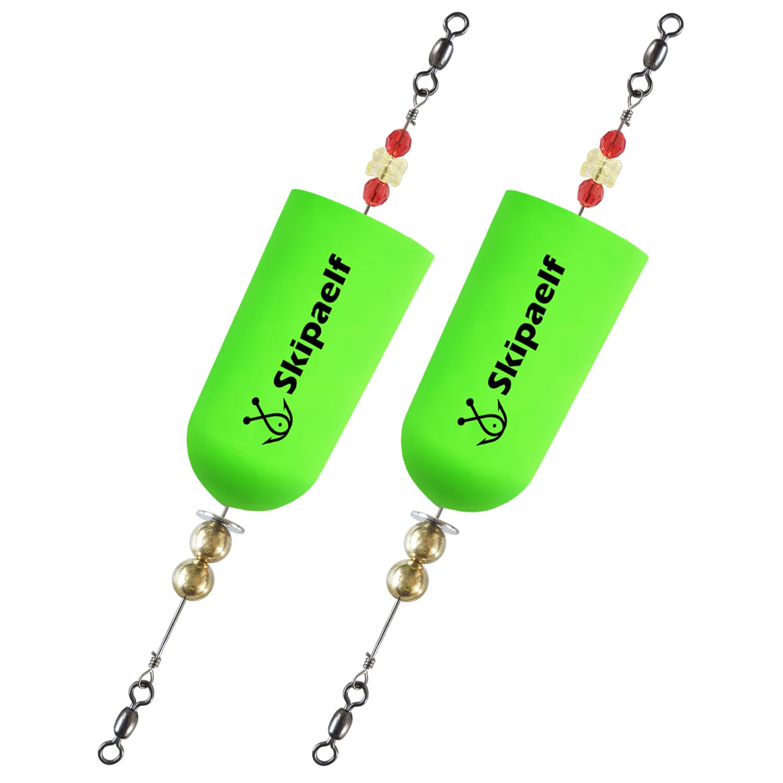Skipaelf Popping Corks green color close-up
