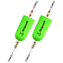 Skipaelf Popping Corks green color close-up