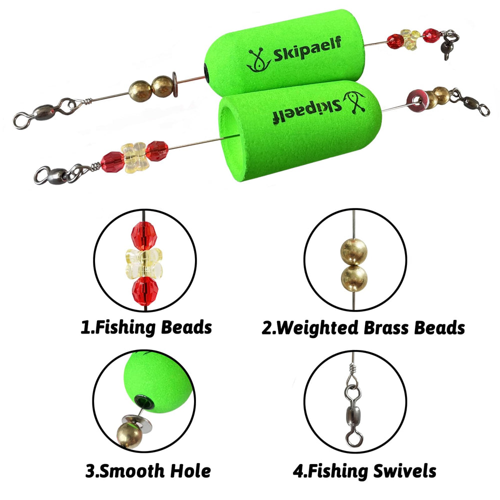 Durable foam popping corks for saltwater