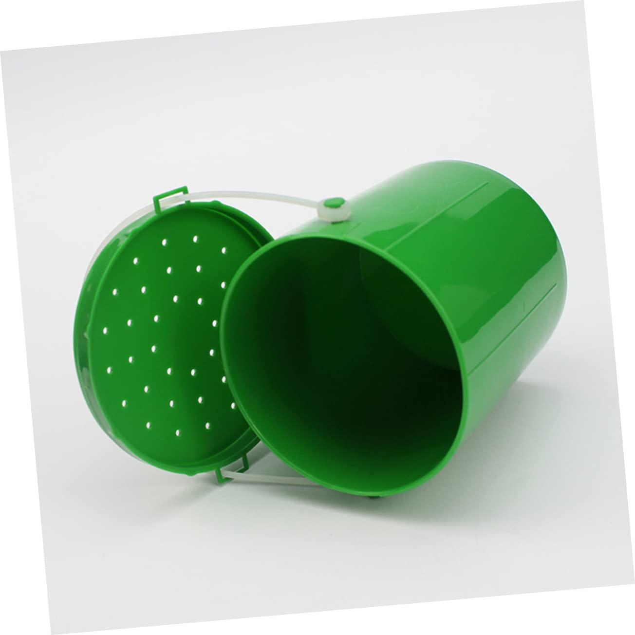 SKISUNO green PVC bucket durable for outdoor use.