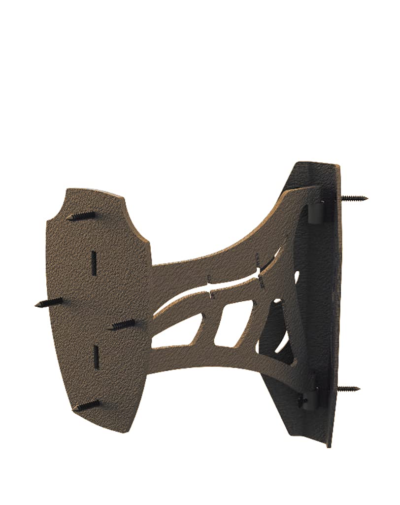Skull Hooker corner shoulder mount with 10-inch swing arm; ideal for secure corner display.