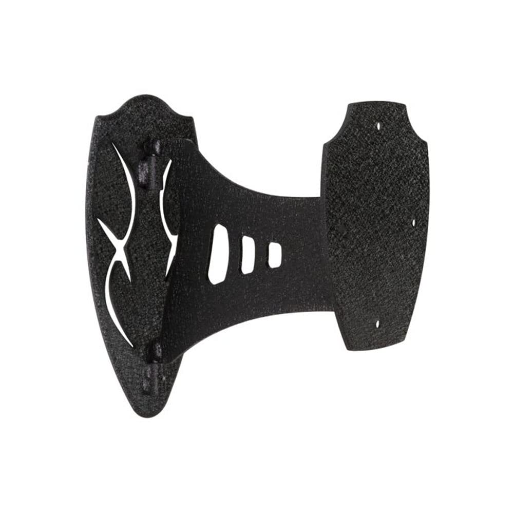 Skull Hooker powder-coated steel finish provides durable mounting