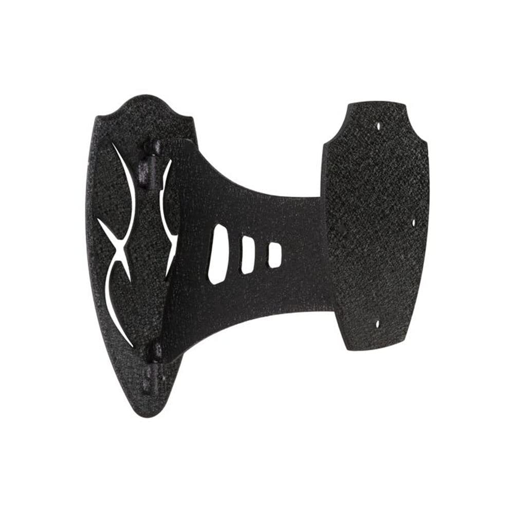 Skull Hooker powder-coated steel finish provides durable mounting