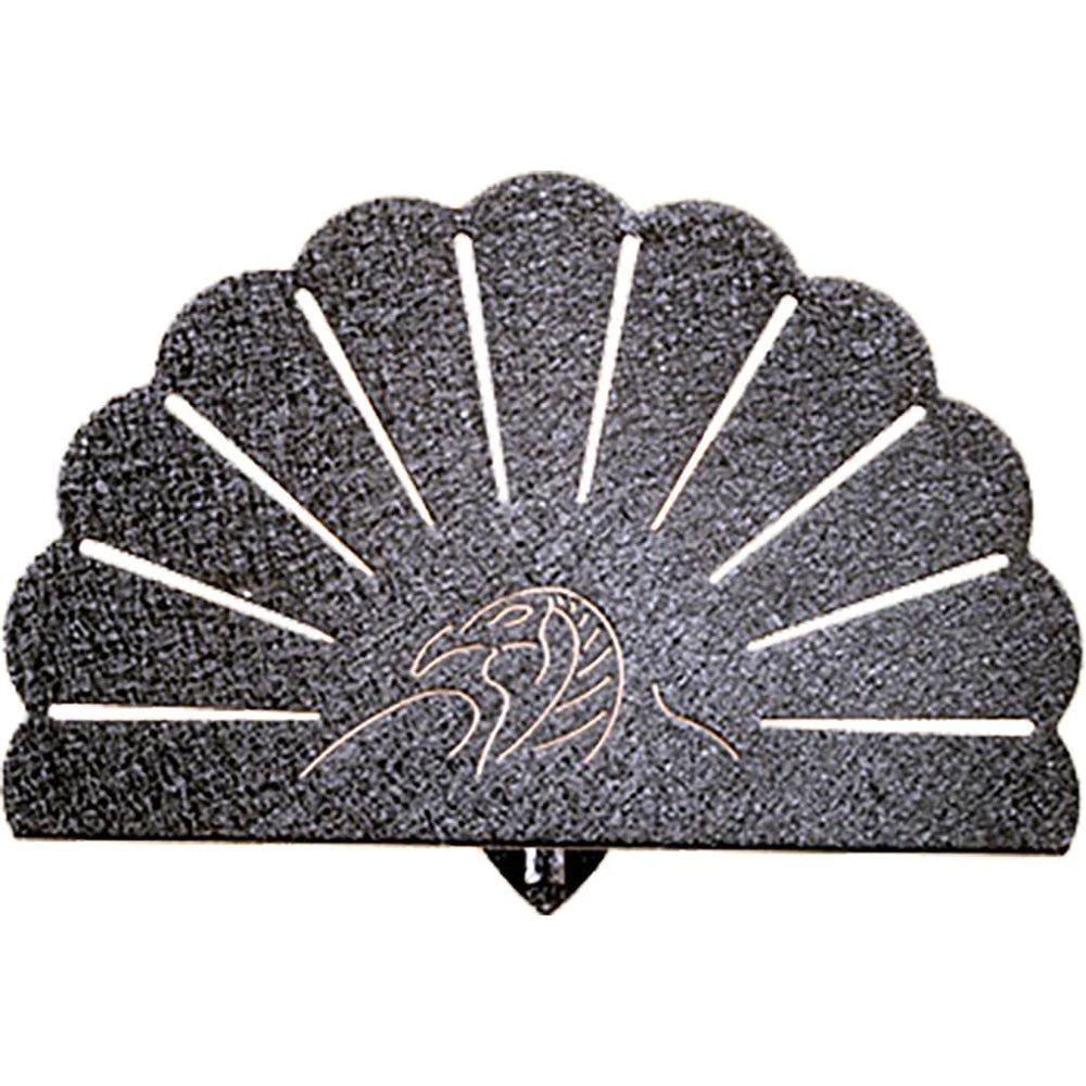 Skull Hooker Turkey Hooker feather fan wall display for mounting beard and legs securely