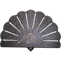 Skull Hooker Turkey Hooker feather fan wall display for mounting beard and legs securely
