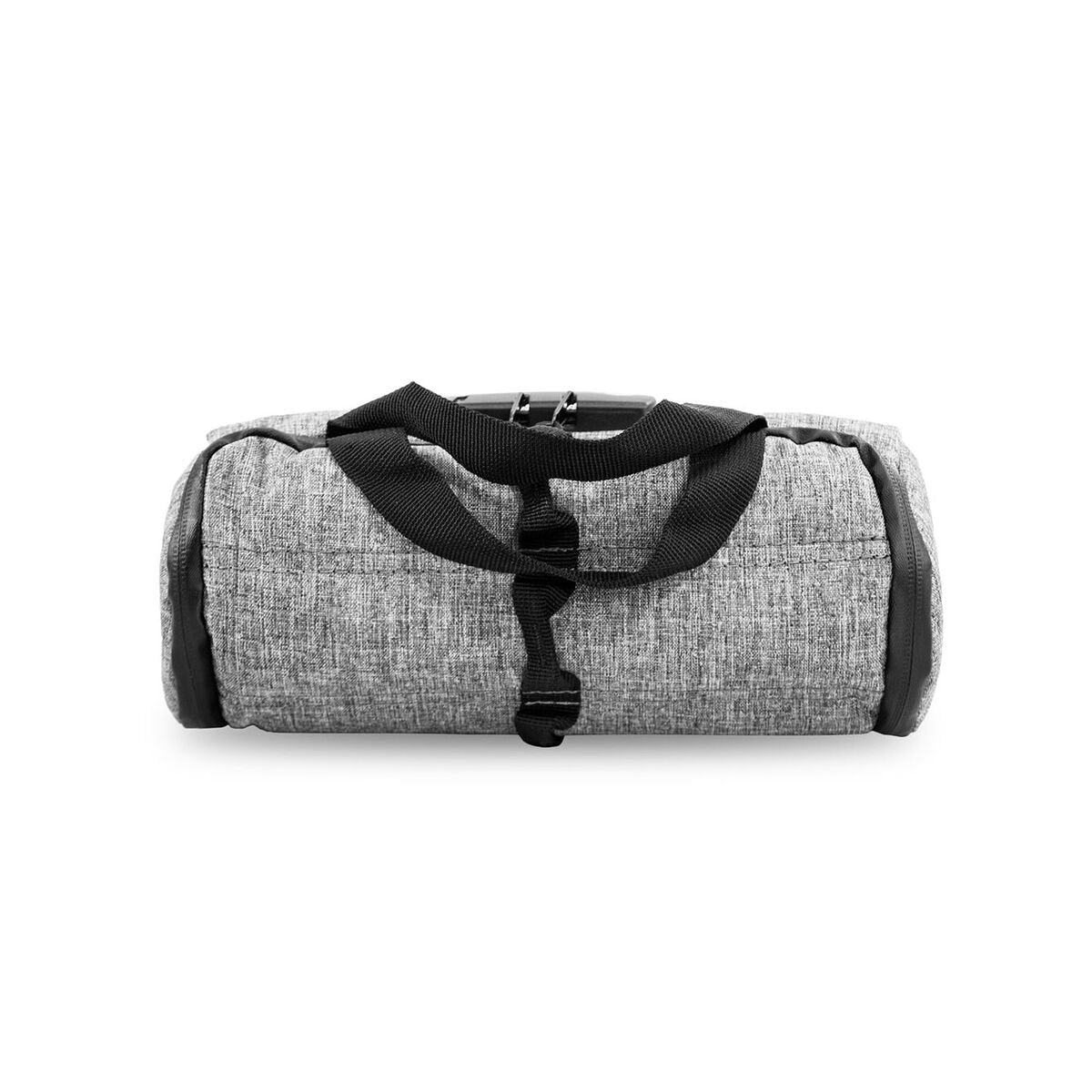 Skunk duffle small 10inch smellproof gray combo lock secures valuables while traveling