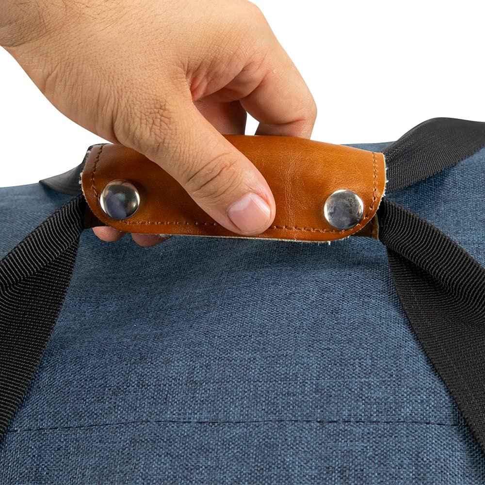 Skunk Hybrid Backpack Denim weather-resistant fabric for outdoor use.