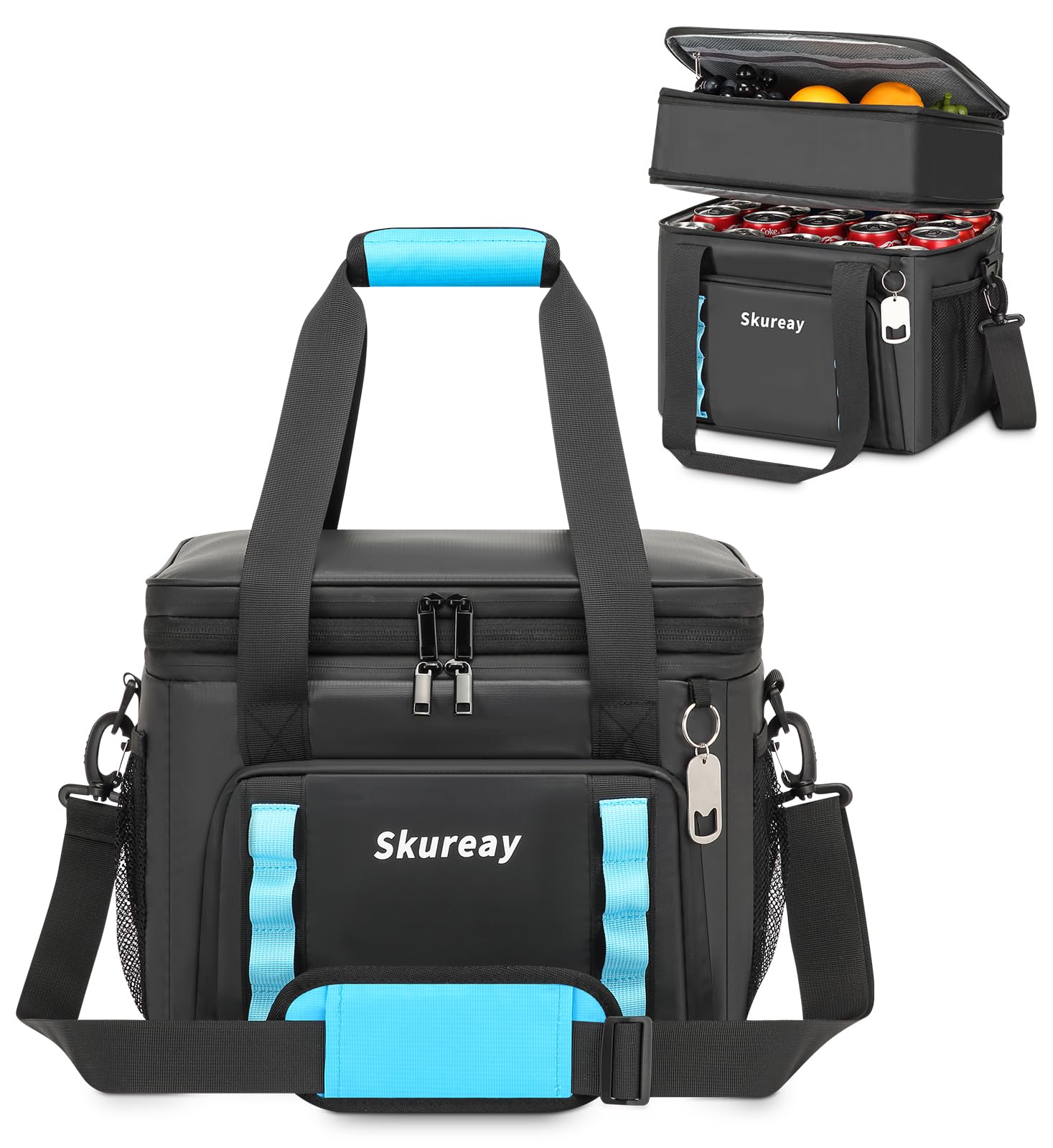 Skureay expandable-large-soft-cooler-bag expandable-design offers extra storage on the go.