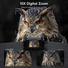 SKYBASIC night vision camera captures photos and video