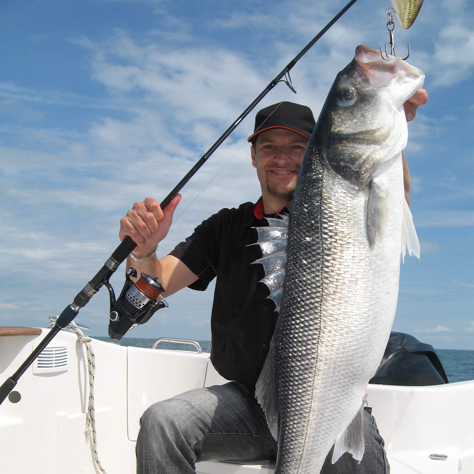 Gift-ready fishing lure set for freshwater and saltwater