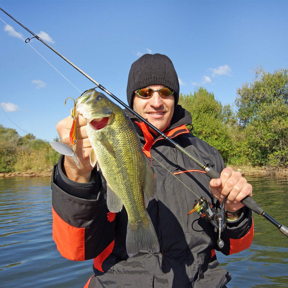Lures designed for bass, trout, walleye and salmon fishing