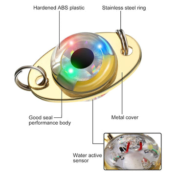 Durable ABS plastic fishing lures in water