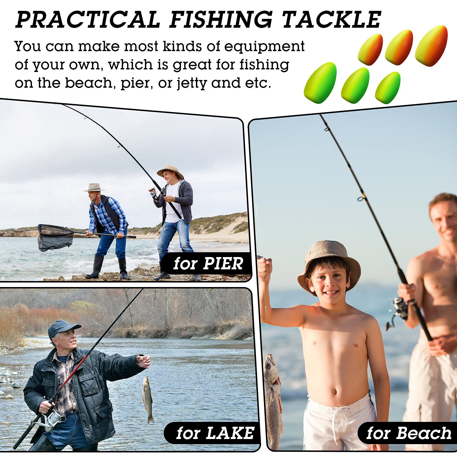 Gift-ready Skylety foam floats set for anglers