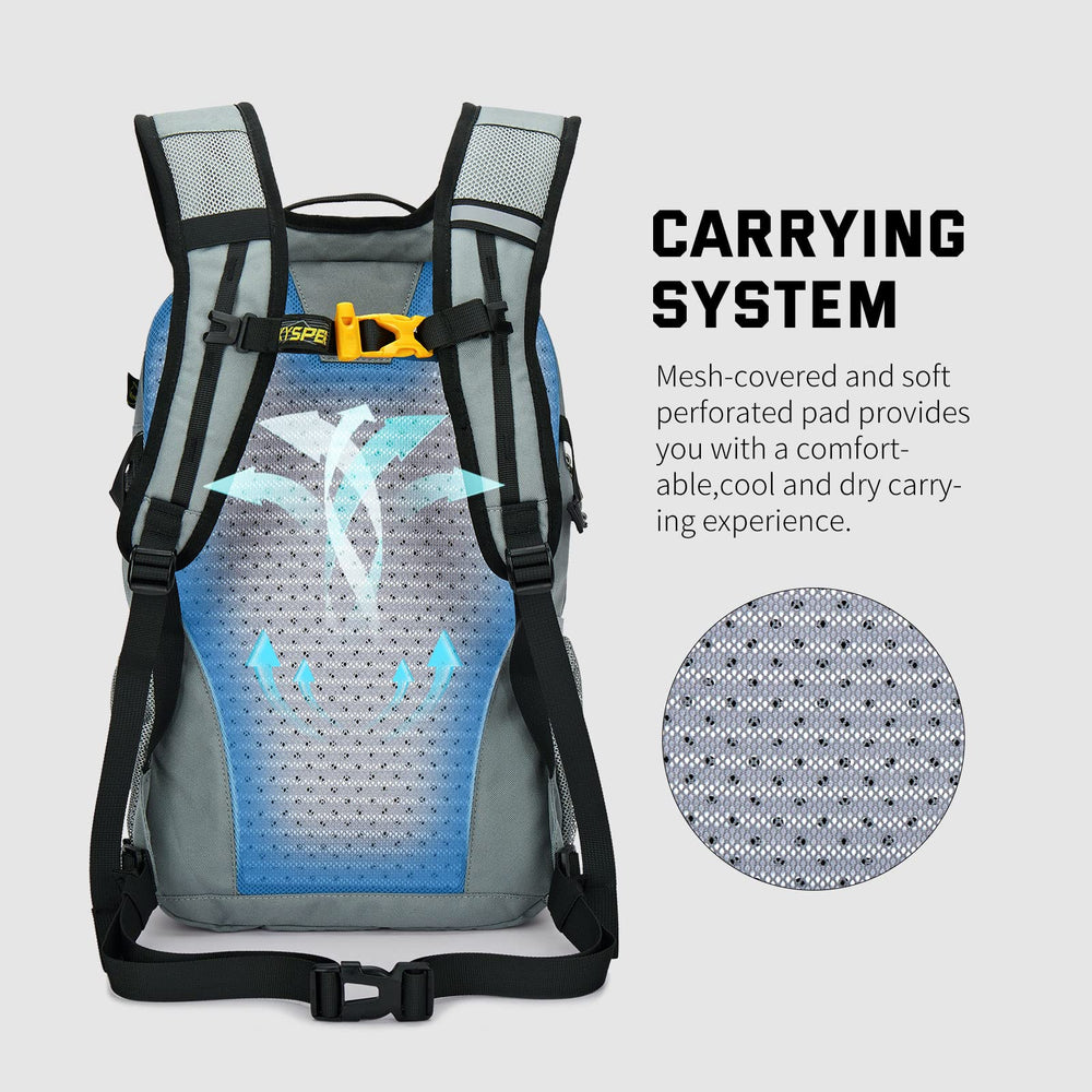 SKYSPER 20L hiking backpack side pocket, convenient storage for small essentials