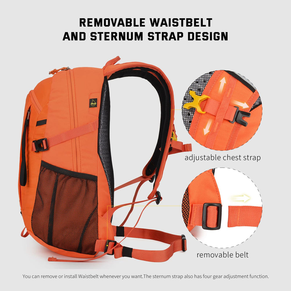 SKYSPER anti-theft zipper and compartments protect essentials.