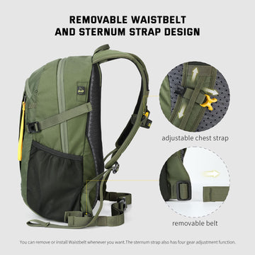 SKYSPER anti-theft zipper protects essentials during travel or commutes