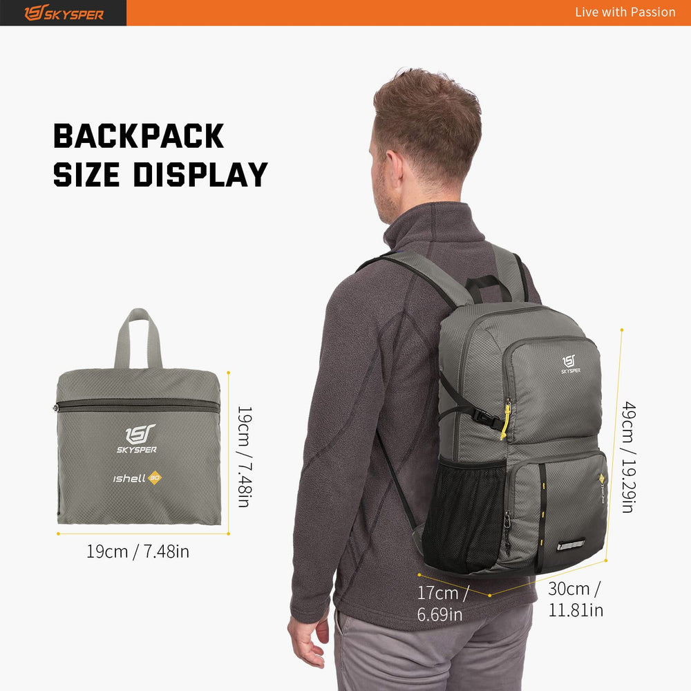 SKYSPER backless design for light weight and mobility.