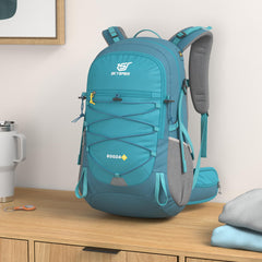 SkySPER 35L capacity main compartment shows roomy organization for day trips.