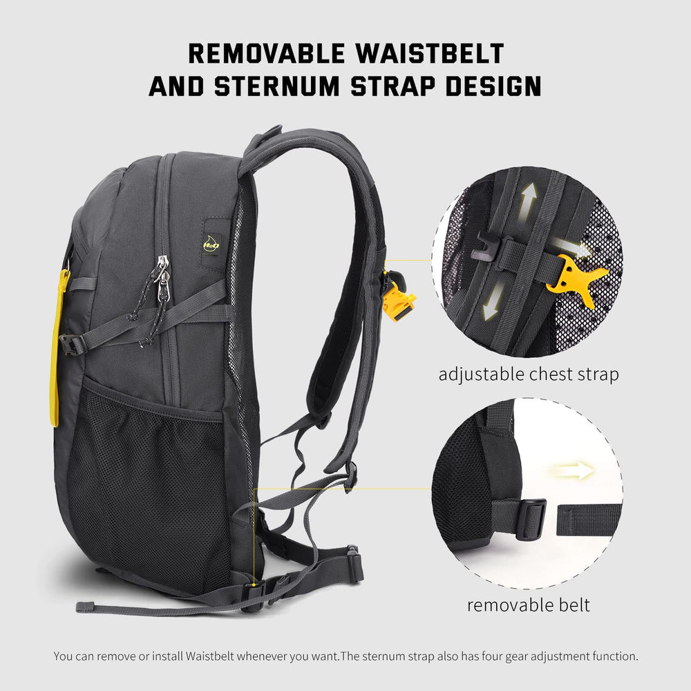 SKYSPER hiking backpack adjustable removable straps for versatile packing