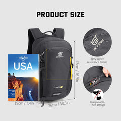 SKYSPER hiking backpack reflective design improves visibility at night
