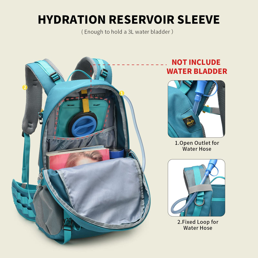 SkySPER reflective rain cover boosts visibility in low light conditions.
