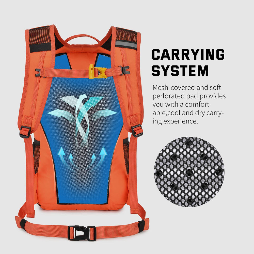 SKYSPER reflective design increases visibility for safe night hikes.