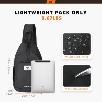 SkySPER sling bag front pocket for quick access to essentials