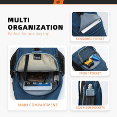 SKYSPER Sling Bag RFID protection guards cards during travel.