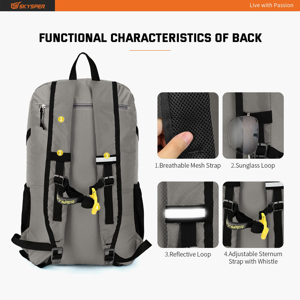 SKYSPER summer-ready daypack in use for outdoor adventures.