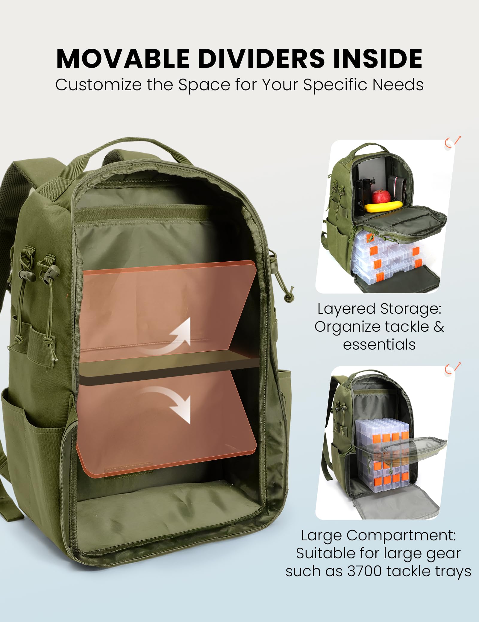 Back panel with breathable padding and ergonomic straps