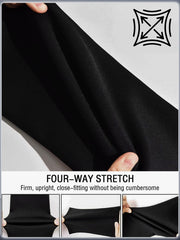 SKYWEHYD athletic fit long sleeve tee, back view, allows unrestricted movement.