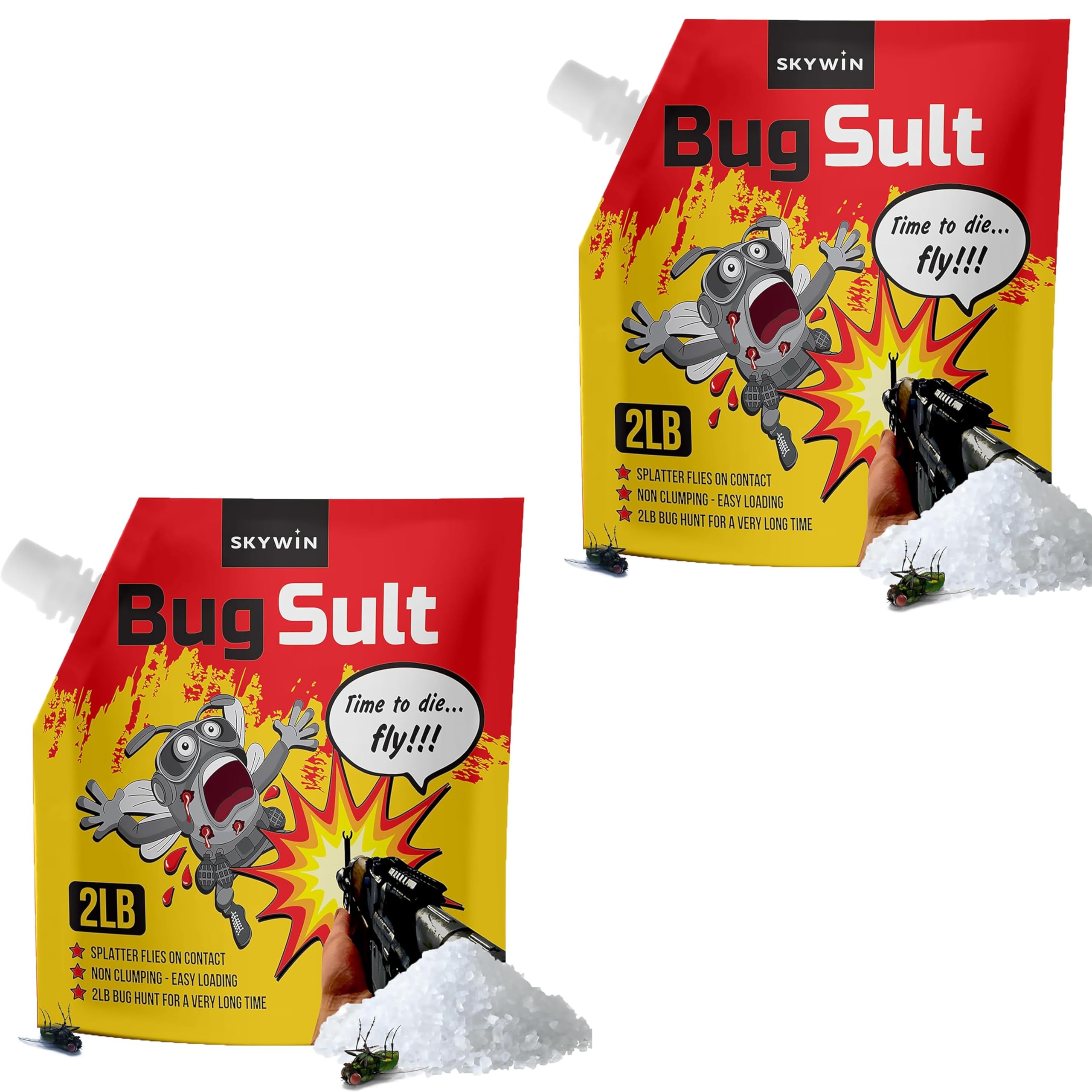 Skywin Fly Shooter Salt 2 lb pack – front view