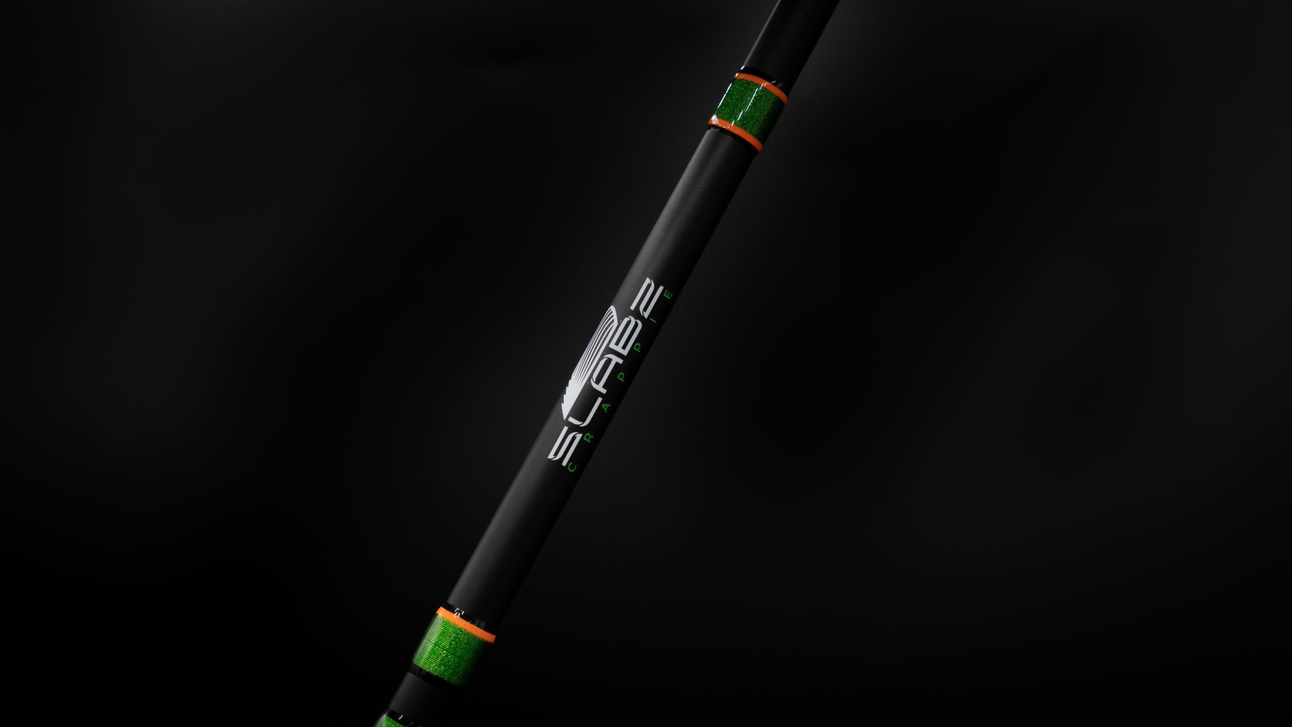 Slabz Crappie Rod packaging display for easy storage and transport.