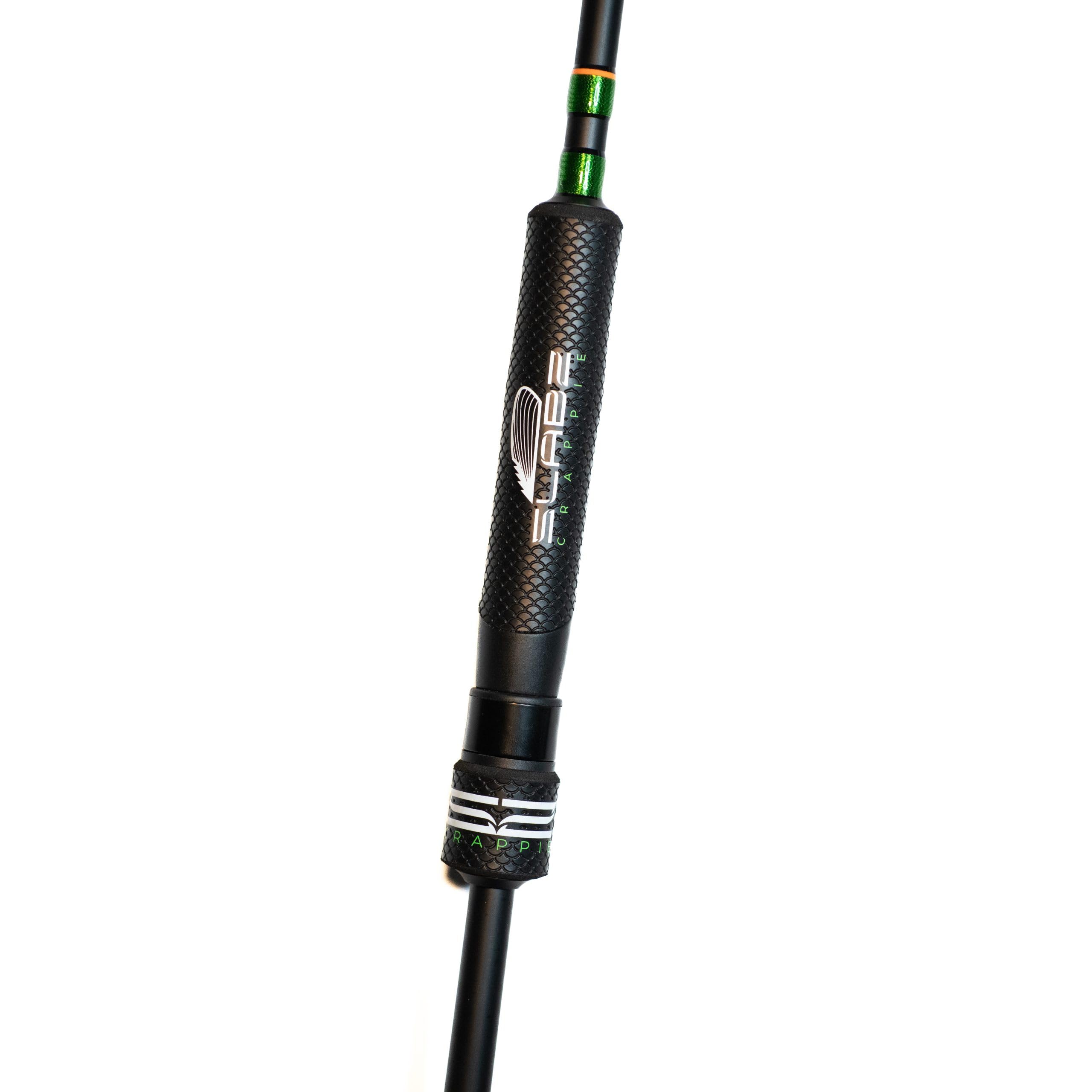 Slabz Crappie Rod reel attachment scene for smooth rig setup and control.