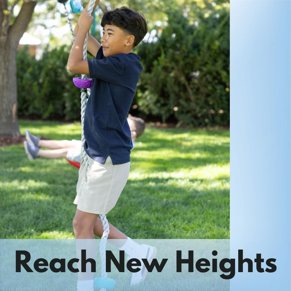 Slackers durable play equipment designed for enthusiastic backyard adventures.