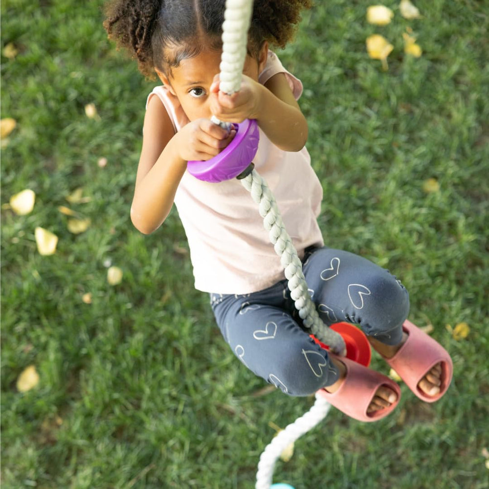 Slackers safety-rated gear for kids ages 5+.