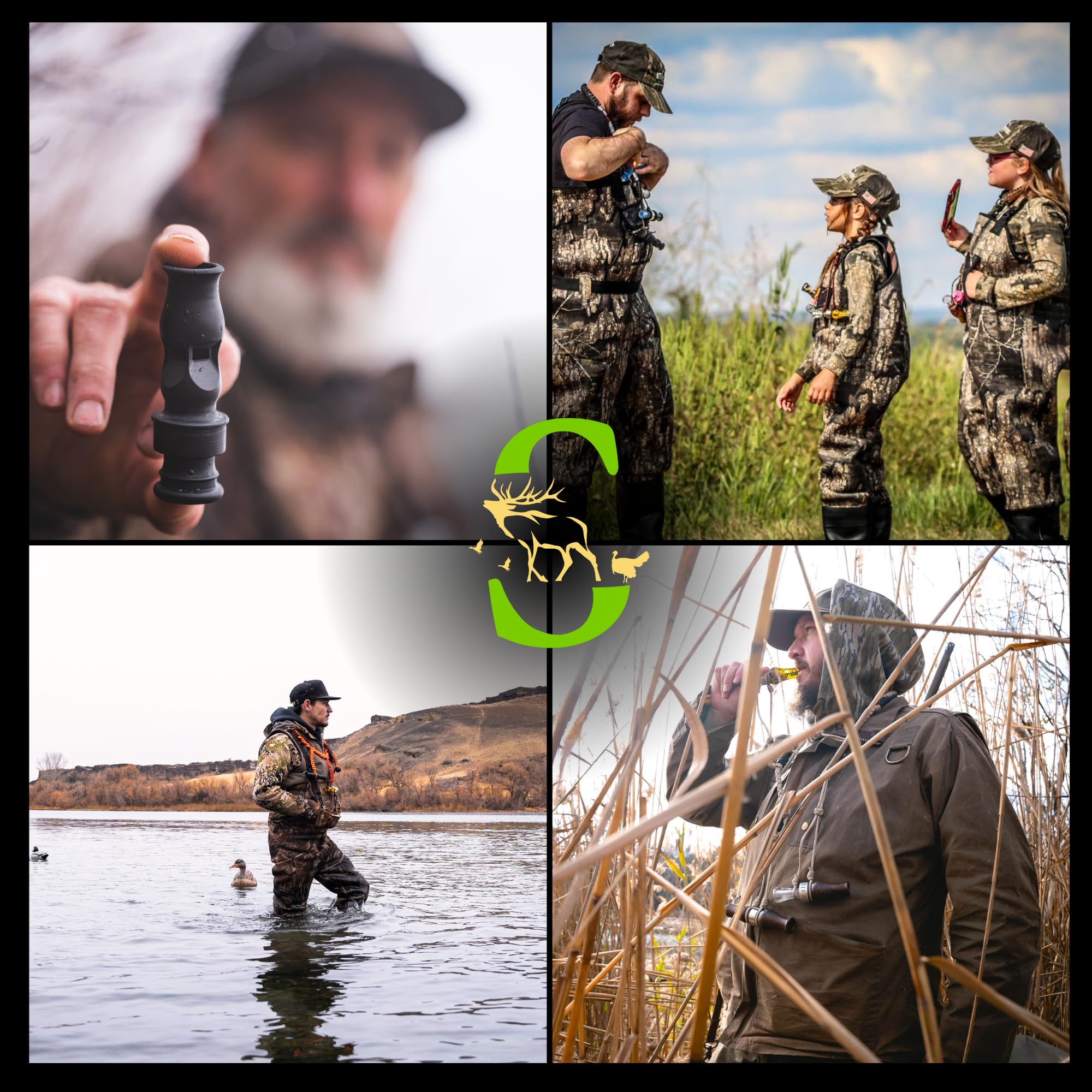Slayer Calls Call The Wild Whistler’s Mother 4-in-1 duck whistle on rugged surface emphasizes durable, long-lasting performance.