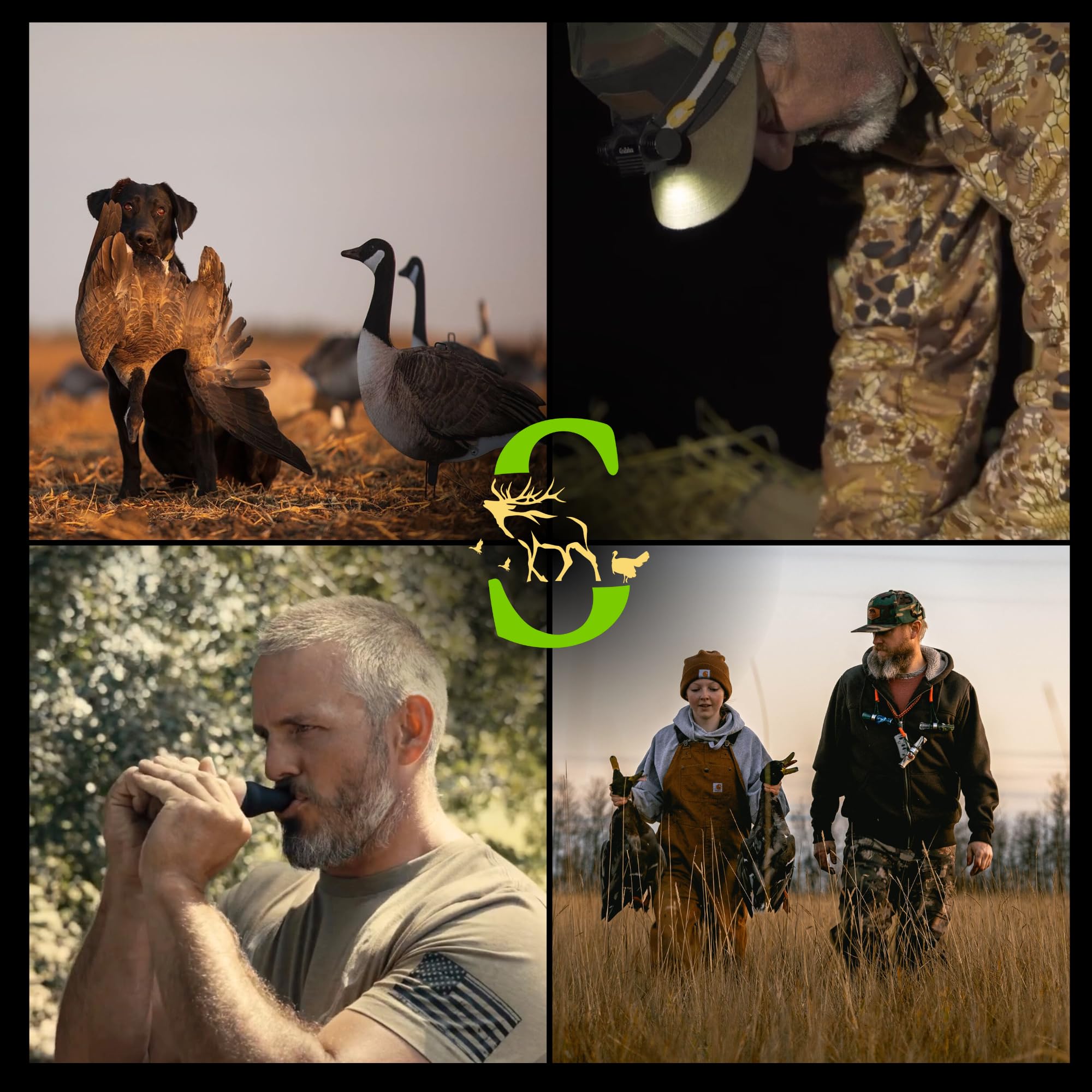 Slayer Calls The Dagger goose call packaging shown as a holiday gift.