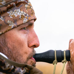 Slayer Calls The Dagger goose call reed closeup emphasizes short reed back pressure.
