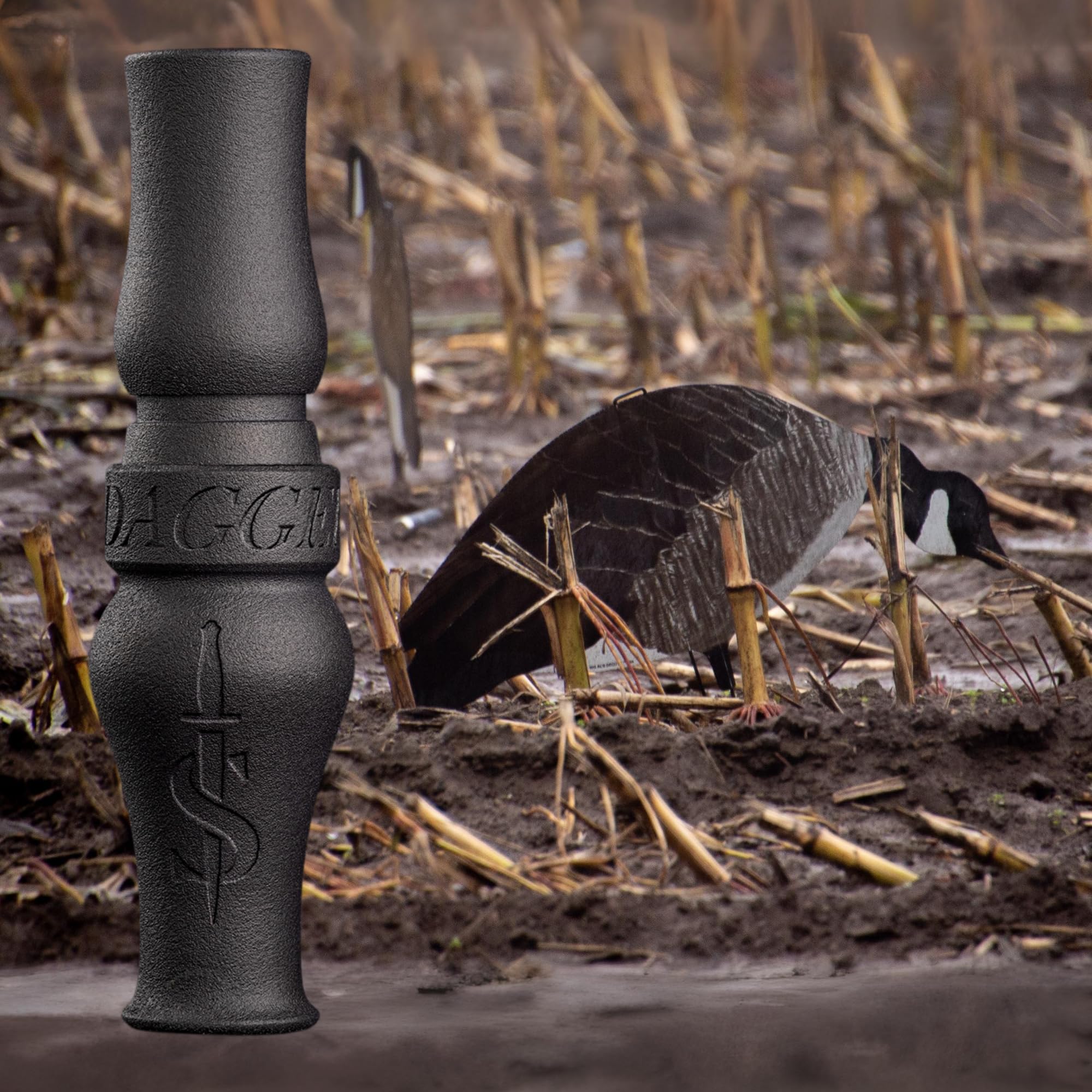 Slayer Calls The Dagger goose call side view highlights lightweight tuning for long runs.