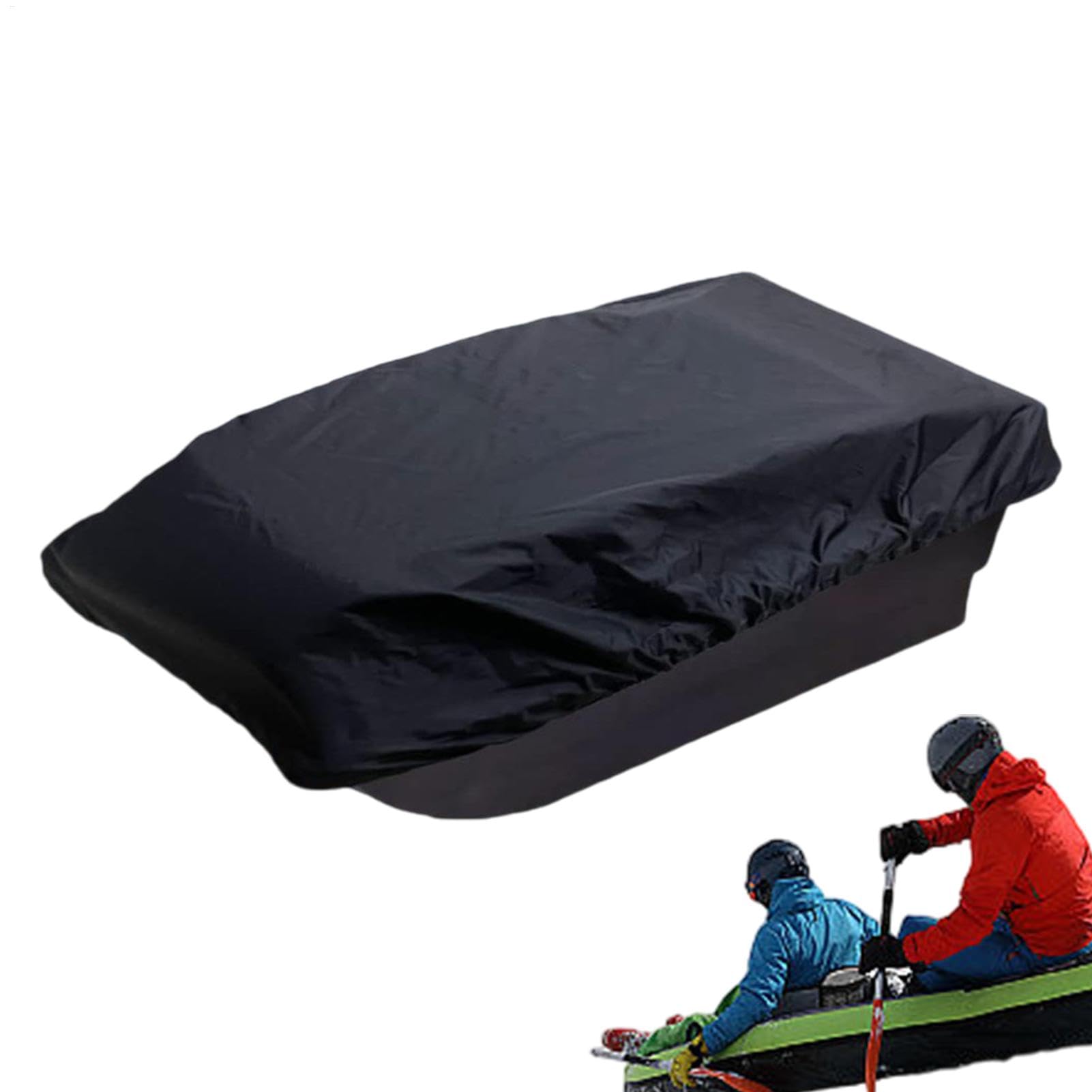Sled Travel Cover showing rugged oxford fabric and strong build for winter protection