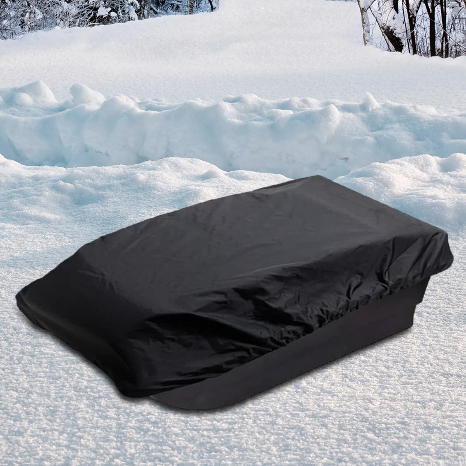 Sled Travel Cover provides waterproof protection across seasons for year-round use.