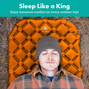 Sleepingo tear-resistant ripstop nylon material for rugged camping.