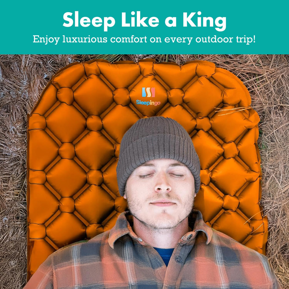 Sleepingo tear-resistant ripstop nylon material for rugged camping.