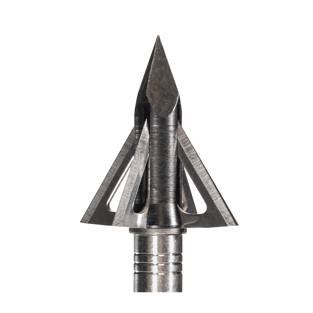 Slick Trick Broadhead 1in standard 4-pack shows field-point accuracy and powerful cutting performance