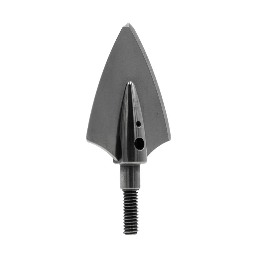 Slick Trick SB 175gn broadhead close-up shows fixed 30-degree bevel for consistent penetration.