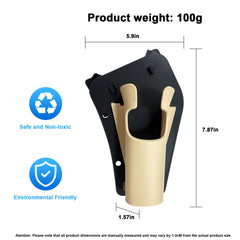 Reinforced nylon material of the fishing rod holder