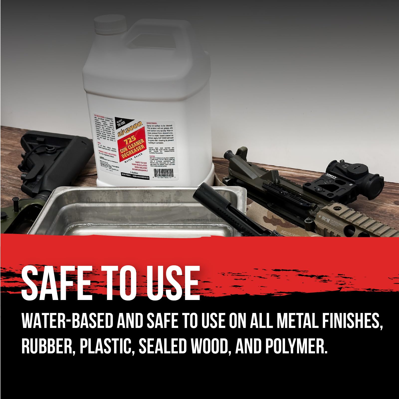 Cosmoline deposits being removed by cleaner