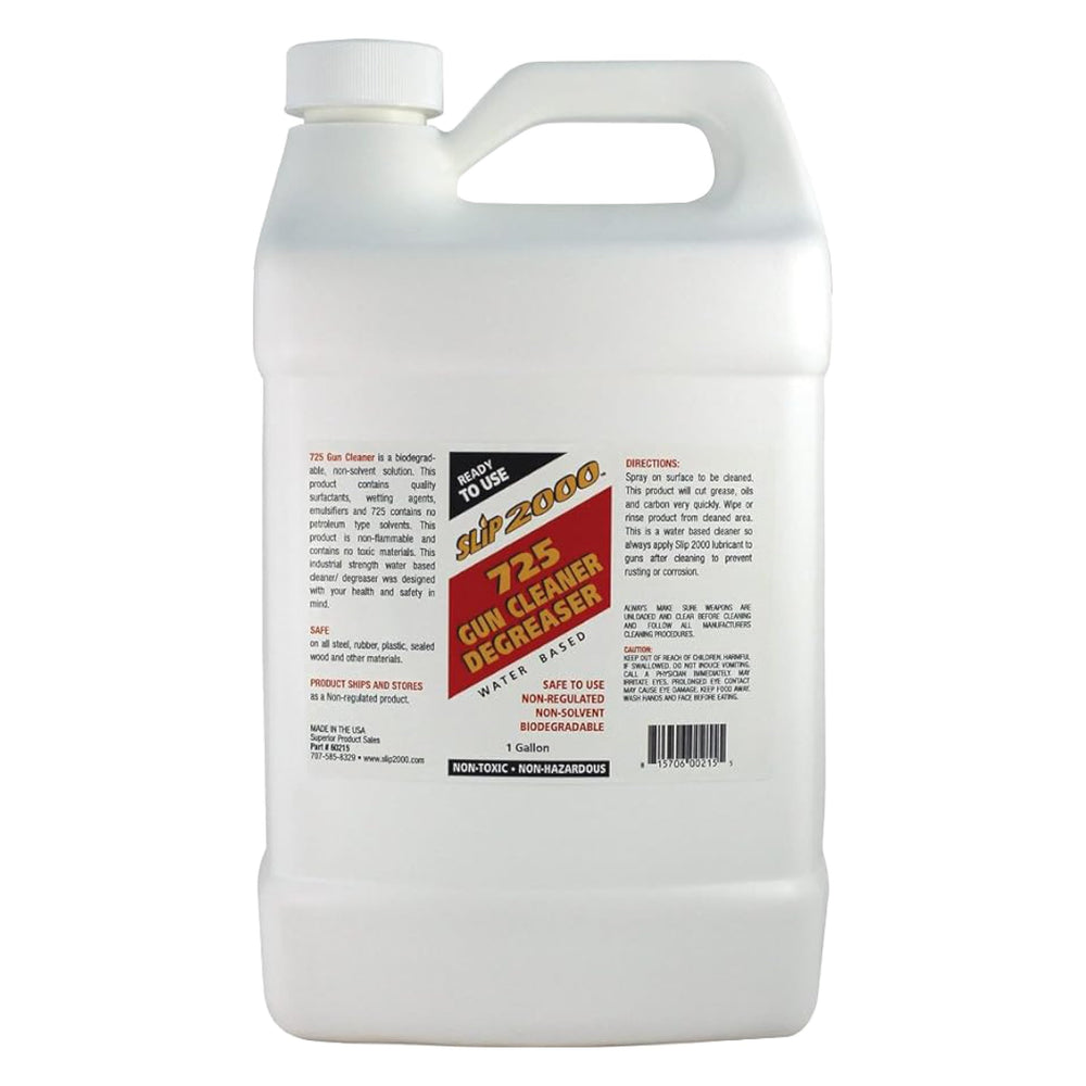 Bottle label for Slip 2000 725 Gun Cleaner and Degreaser