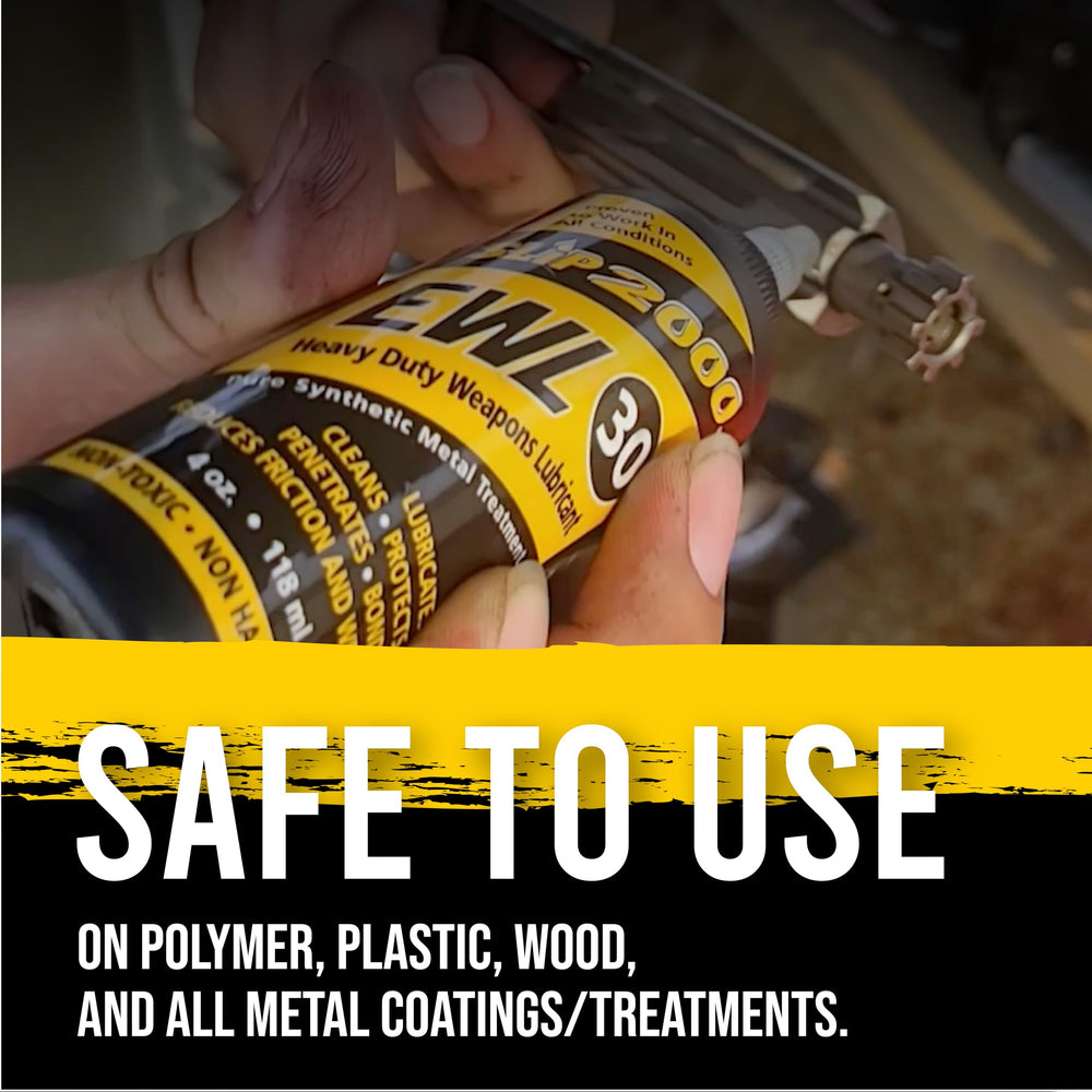 Slip2000 EWL30 Buddy Pack in-use on metal surface for precise lubrication